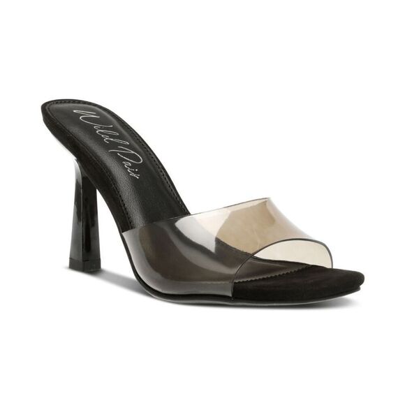 Wild Pair Women's Luuna Slide Dress Sandals - Black 8.5W - Picture 7 of 7